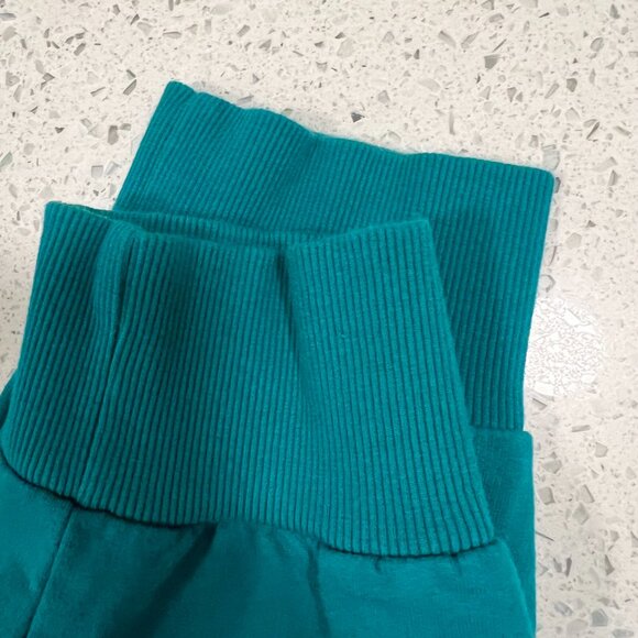 Vintage KANGOL Born British Recycled Fabric Teal Sweatpants | Size Large - Picture 15 of 16